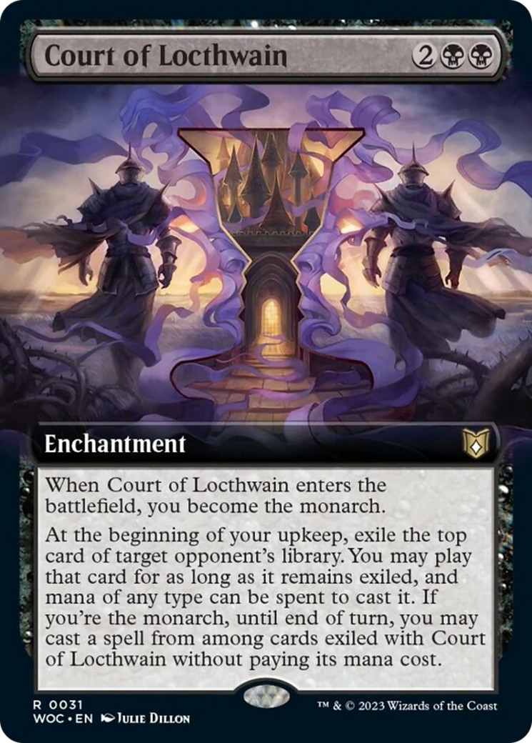 Court of Locthwain (Extended Art) [Wilds of Eldraine Commander] | Jack's On Queen