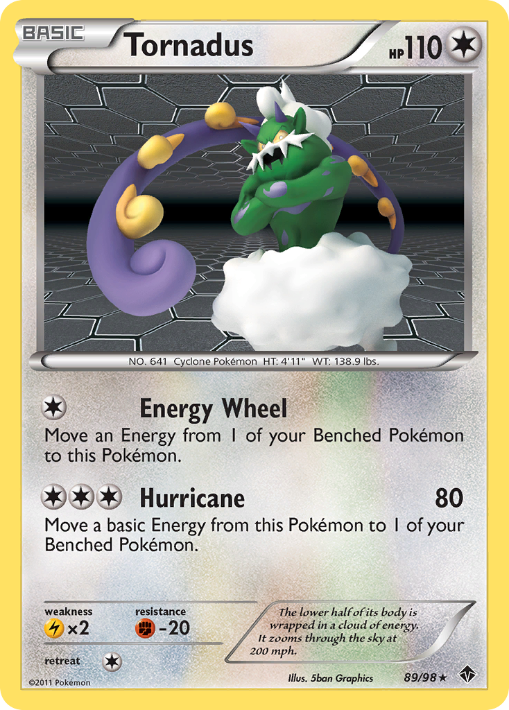 Tornadus (89/98) [Black & White: Emerging Powers] | Jack's On Queen