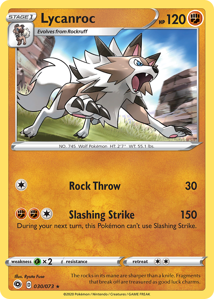 Lycanroc (030/073) [Sword & Shield: Champion's Path] | Jack's On Queen