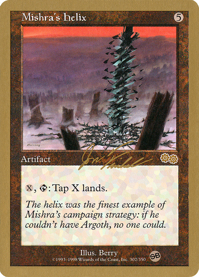 Mishra's Helix (Jon Finkel) (SB) [World Championship Decks 2000] | Jack's On Queen