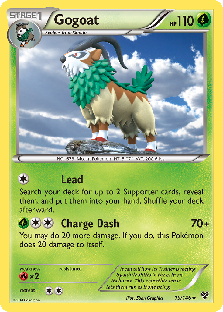 Gogoat (19/146) [XY: Base Set] | Jack's On Queen