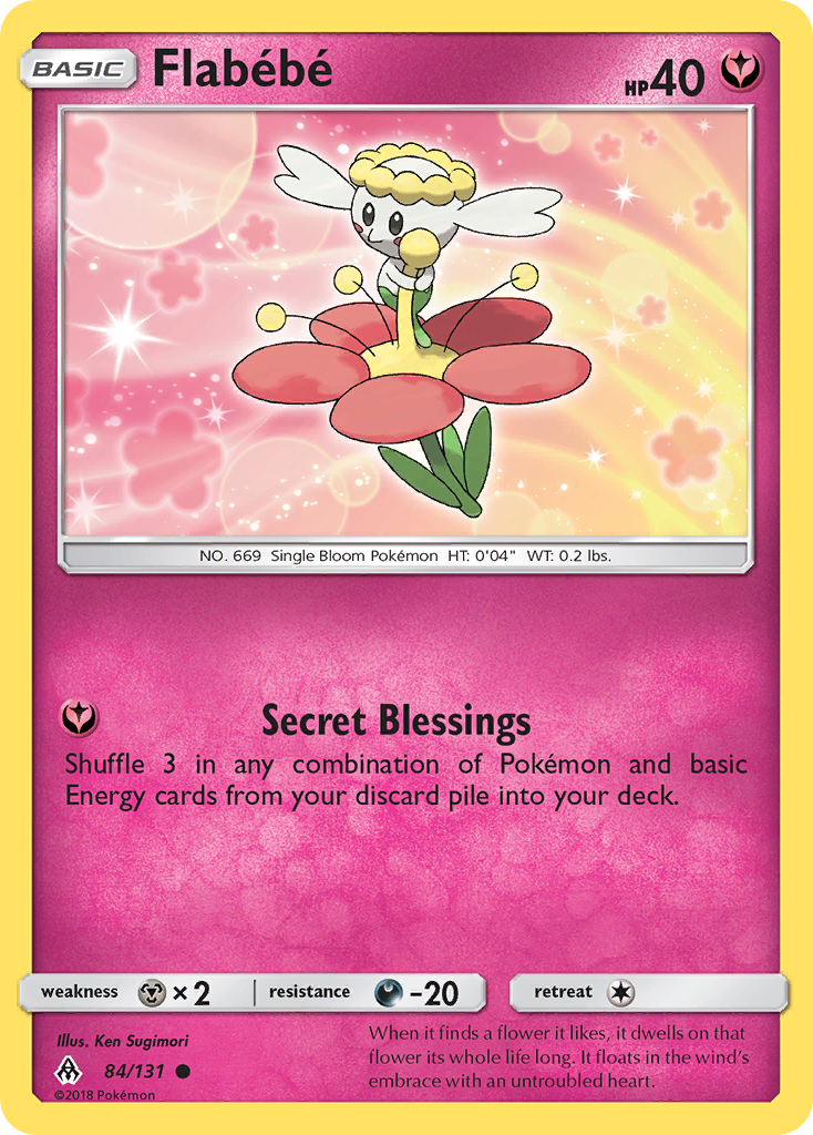Flabebe (84/131) [Sun & Moon: Forbidden Light] | Jack's On Queen