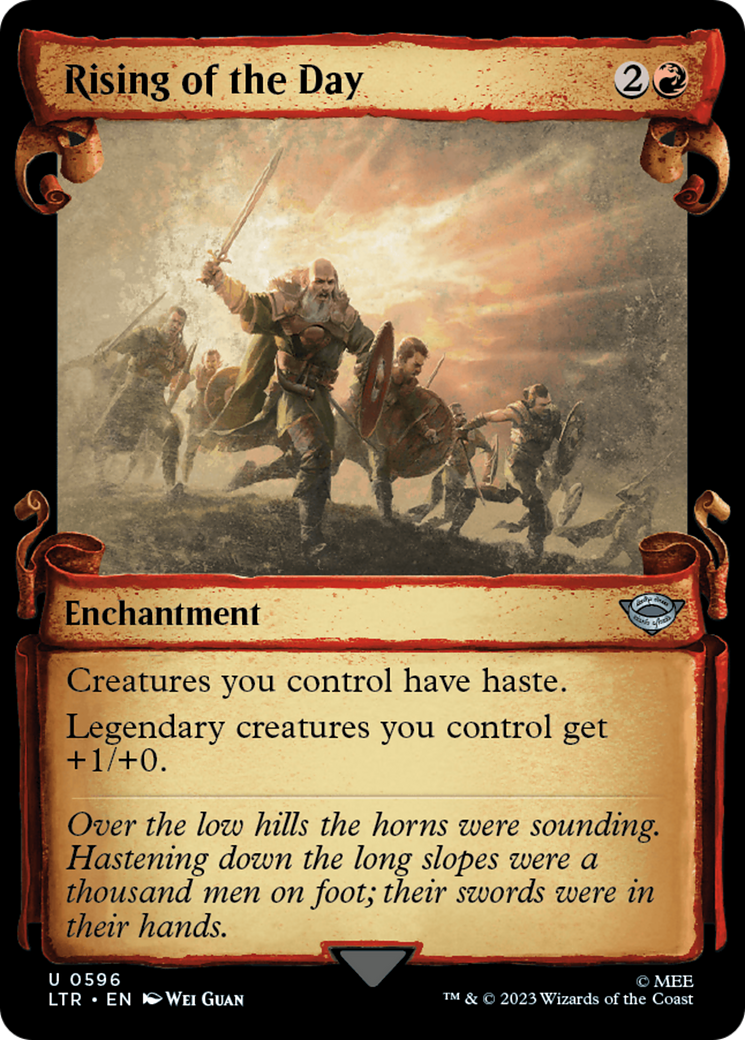 Rising of the Day [The Lord of the Rings: Tales of Middle-Earth Showcase Scrolls] | Jack's On Queen