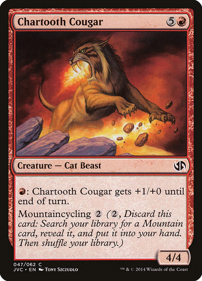 Chartooth Cougar [Duel Decks Anthology] | Jack's On Queen