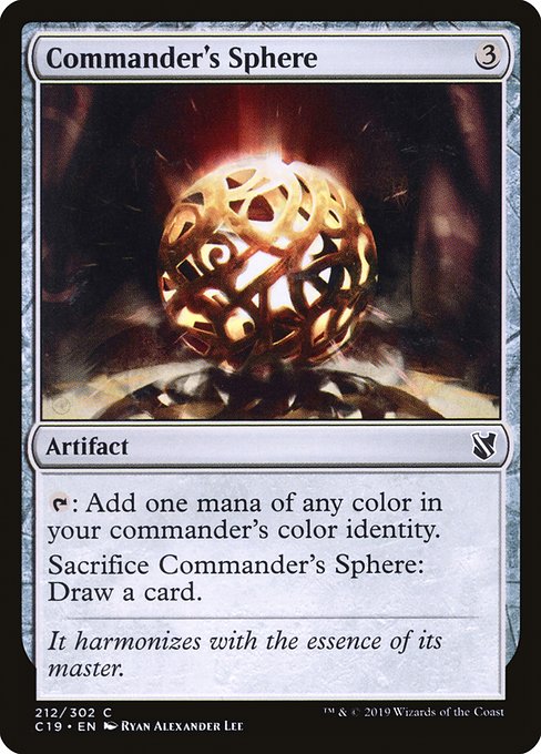 Commander's Sphere [Commander 2019] | Jack's On Queen