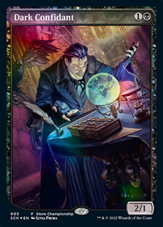 Dark Confidant (Extended Art) [Store Championships 2022] | Jack's On Queen