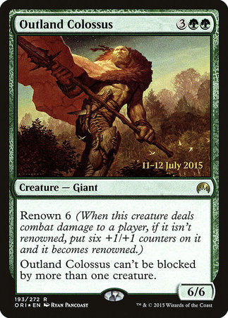 Outland Colossus [Magic Origins Promos] | Jack's On Queen