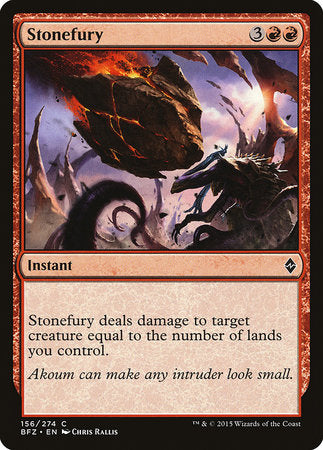 Stonefury [Battle for Zendikar] | Jack's On Queen
