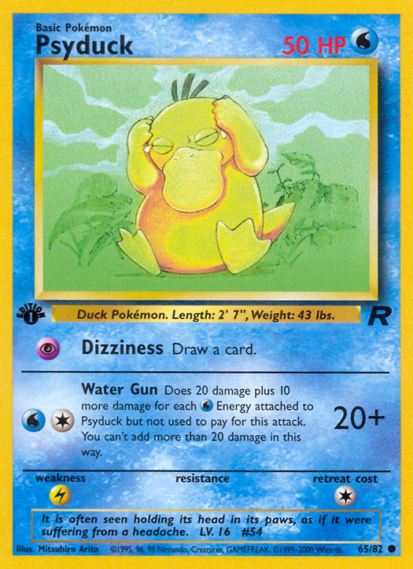 Psyduck (65/82) [Team Rocket 1st Edition] | Jack's On Queen