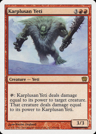 Karplusan Yeti [Ninth Edition] | Jack's On Queen