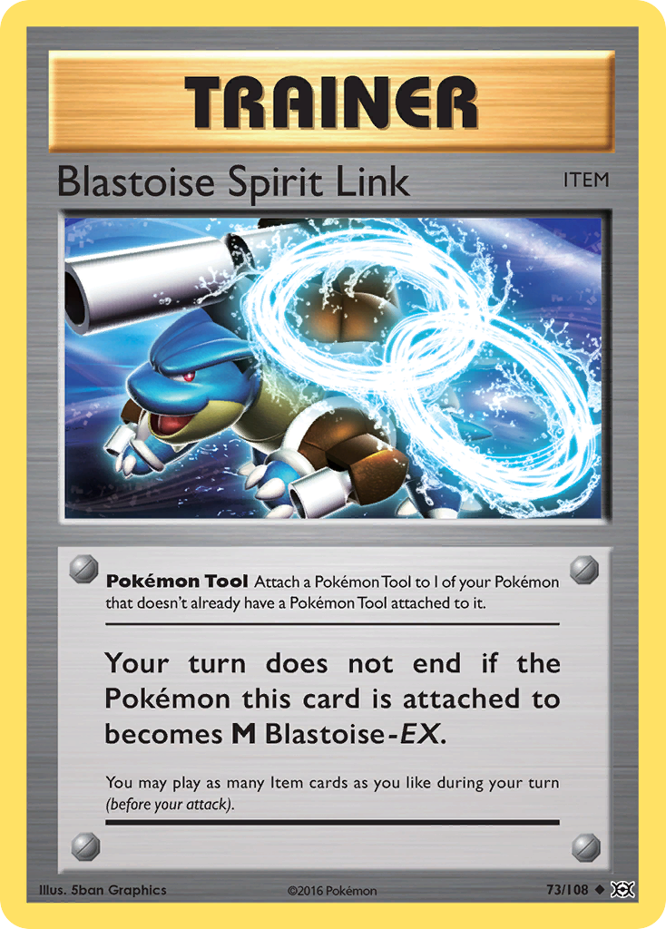 Blastoise Spirit Link (73/108) [XY: Evolutions] | Jack's On Queen