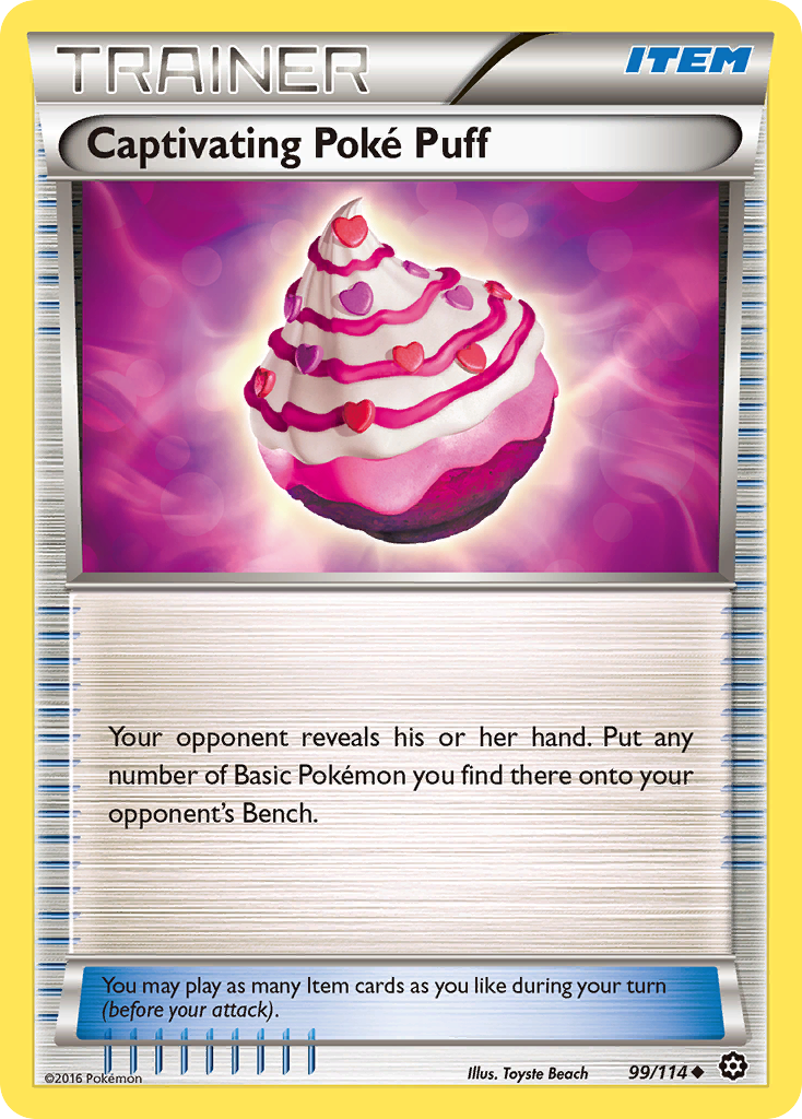 Captivating Poke Puff (99/114) [XY: Steam Siege] | Jack's On Queen