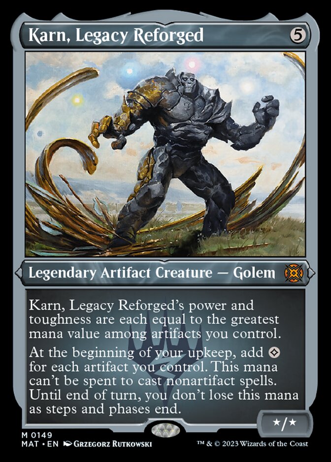 Karn, Legacy Reforged (Foil Etched) [March of the Machine: The Aftermath] | Jack's On Queen