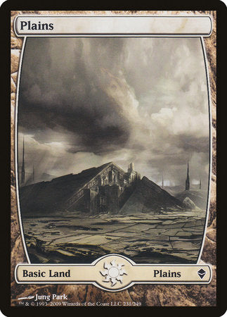 Plains (231) - Full Art [Zendikar] | Jack's On Queen