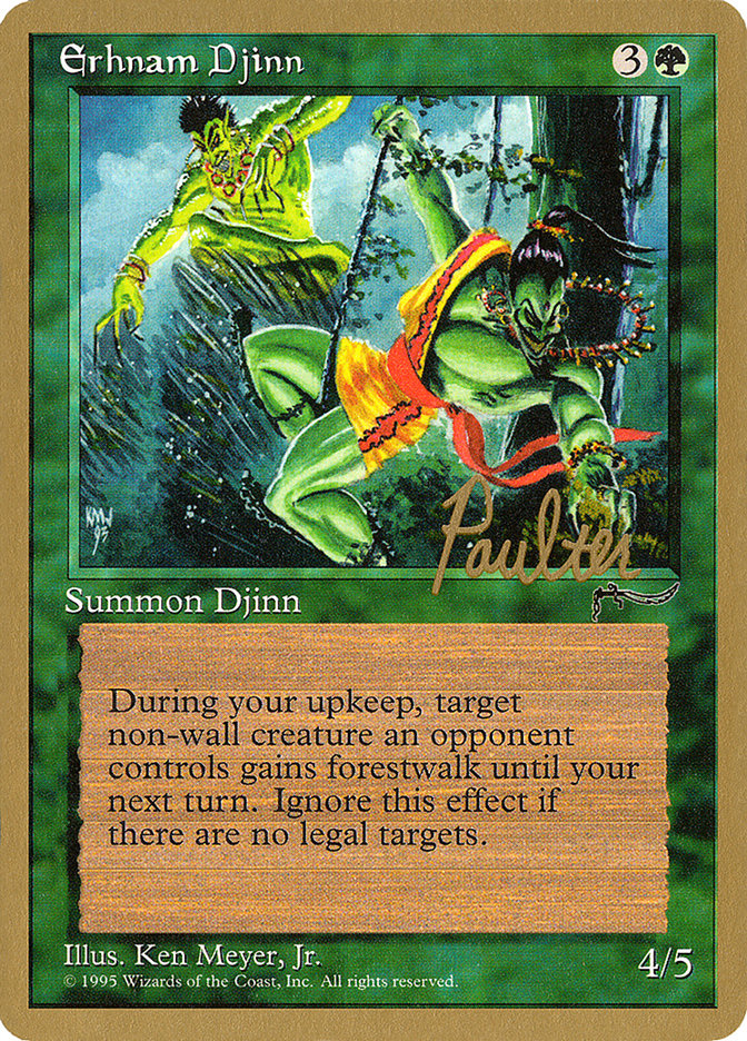 Erhnam Djinn (Preston Poulter) [Pro Tour Collector Set] | Jack's On Queen