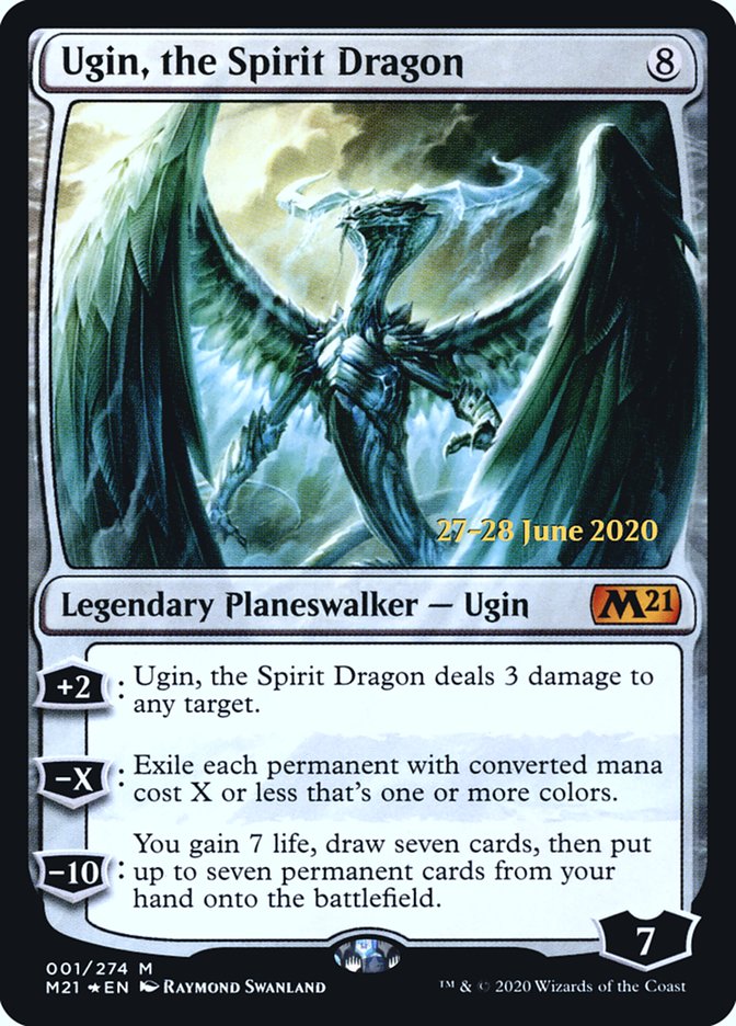 Ugin, the Spirit Dragon  [Core Set 2021 Prerelease Promos] | Jack's On Queen