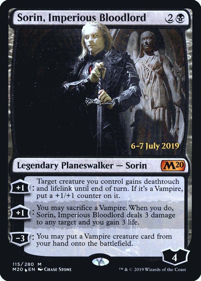 Sorin, Imperious Bloodlord  [Core Set 2020 Prerelease Promos] | Jack's On Queen