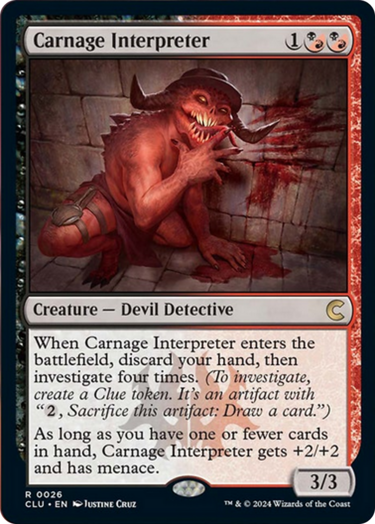 Carnage Interpreter [Ravnica: Clue Edition] | Jack's On Queen