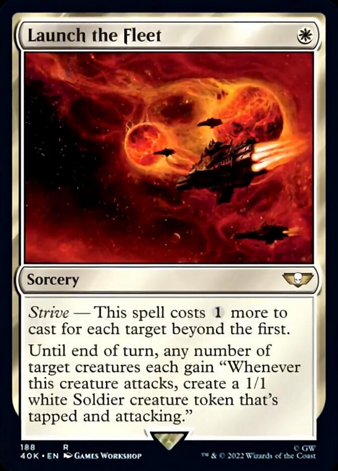 Launch the Fleet (Surge Foil) [Universes Beyond: Warhammer 40,000] | Jack's On Queen