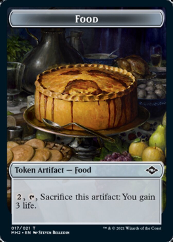 Food Token (#17) // Phyrexian Germ Token [Modern Horizons 2 Tokens] | Jack's On Queen