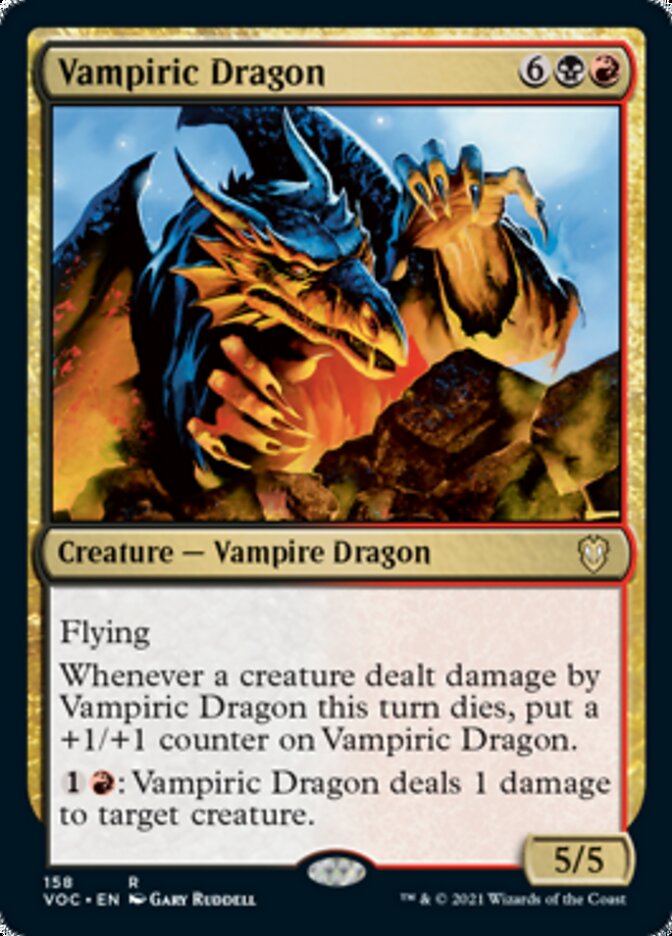 Vampiric Dragon [Innistrad: Crimson Vow Commander] | Jack's On Queen