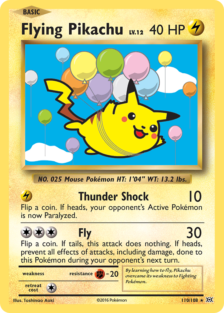 Flying Pikachu (110/108) [XY: Evolutions] | Jack's On Queen