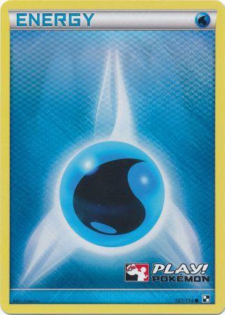 Water Energy (107/114) (Play Pokemon Promo) [Black & White: Base Set] | Jack's On Queen