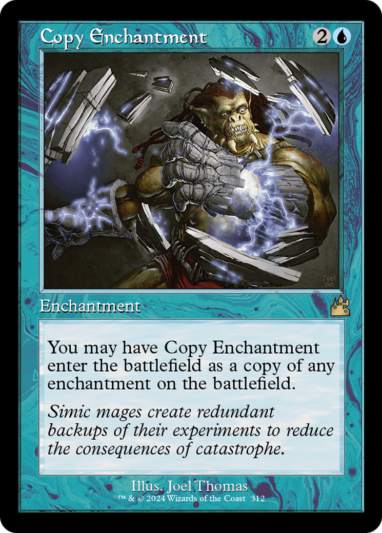 Copy Enchantment (Retro Frame) [Ravnica Remastered] | Jack's On Queen