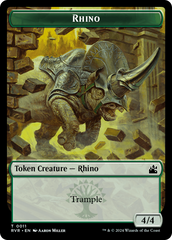 Goblin (0008) // Rhino Double-Sided Token [Ravnica Remastered Tokens] | Jack's On Queen