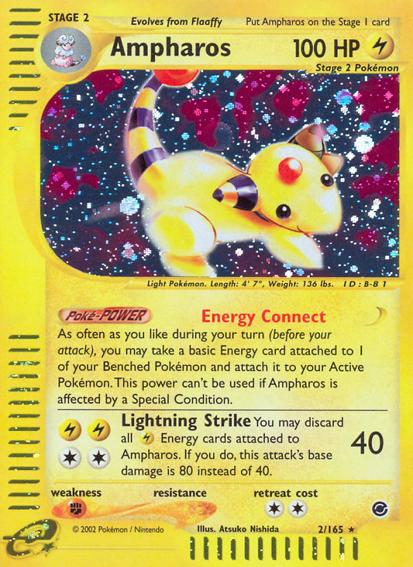 Ampharos (2/165) [Expedition: Base Set] | Jack's On Queen