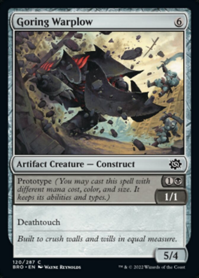 Goring Warplow [The Brothers' War] | Jack's On Queen