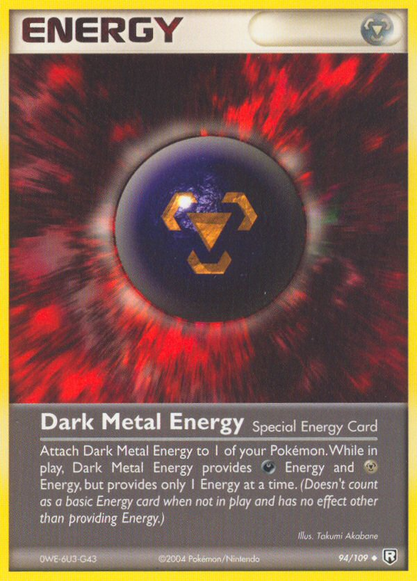 Dark Metal Energy (94/109) [EX: Team Rocket Returns] | Jack's On Queen