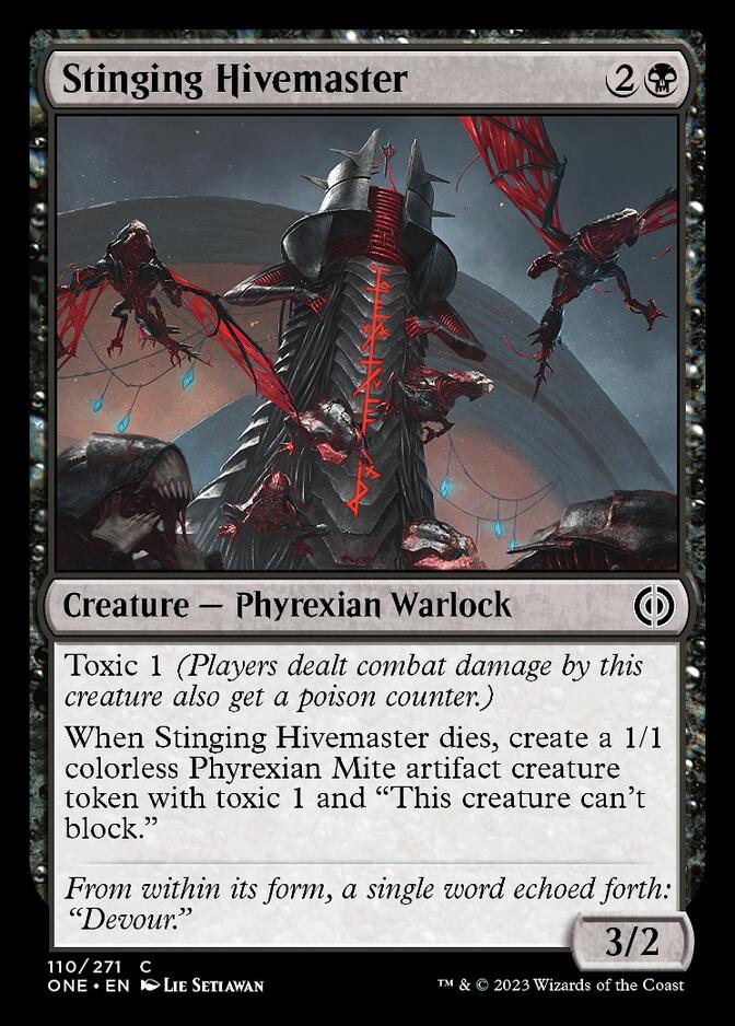 Stinging Hivemaster [Phyrexia: All Will Be One] | Jack's On Queen