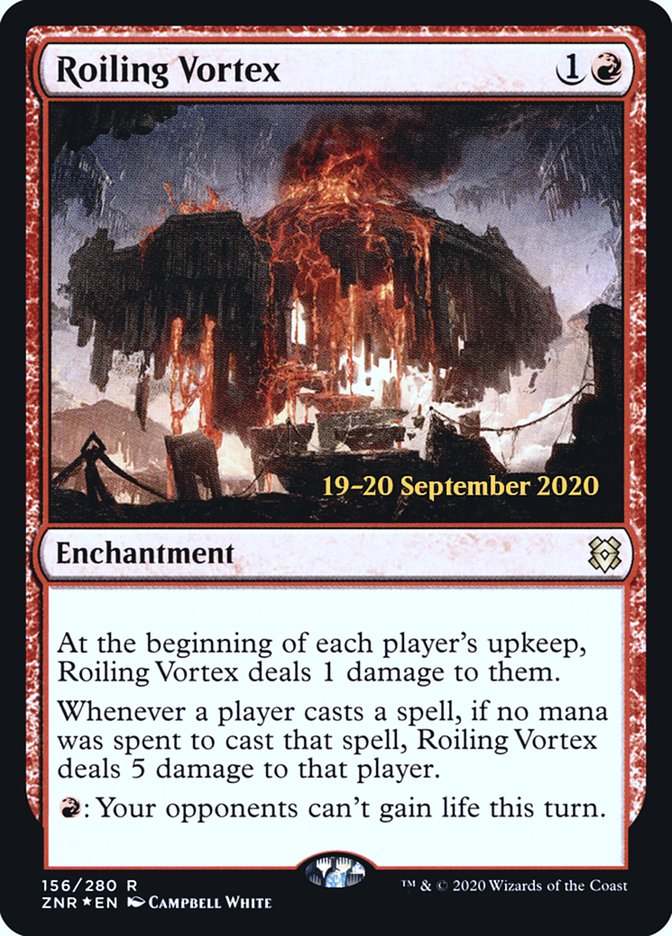 Roiling Vortex  [Zendikar Rising Prerelease Promos] | Jack's On Queen