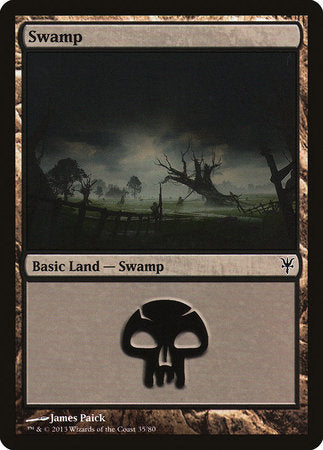 Swamp (35) [Duel Decks: Sorin vs. Tibalt] | Jack's On Queen