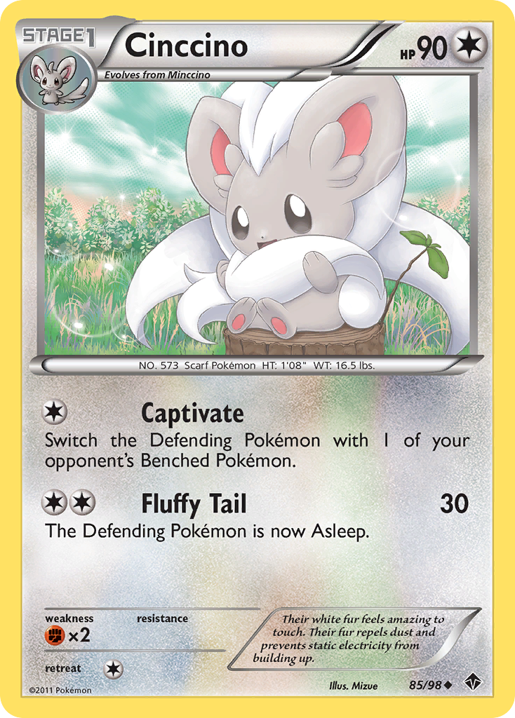 Cinccino (85/98) [Black & White: Emerging Powers] | Jack's On Queen