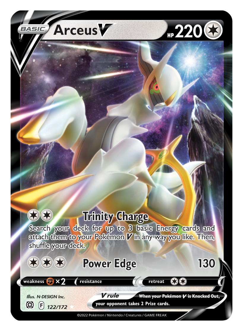 Arceus V (122/172) [Sword & Shield: Brilliant Stars] | Jack's On Queen