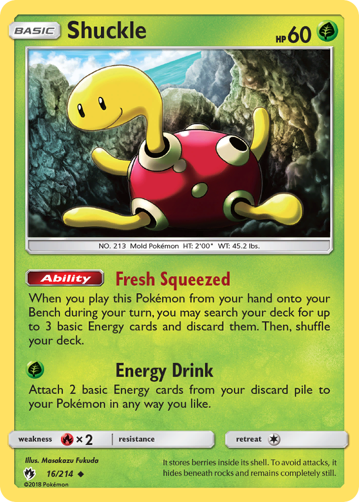 Shuckle (16/214) [Sun & Moon: Lost Thunder] | Jack's On Queen