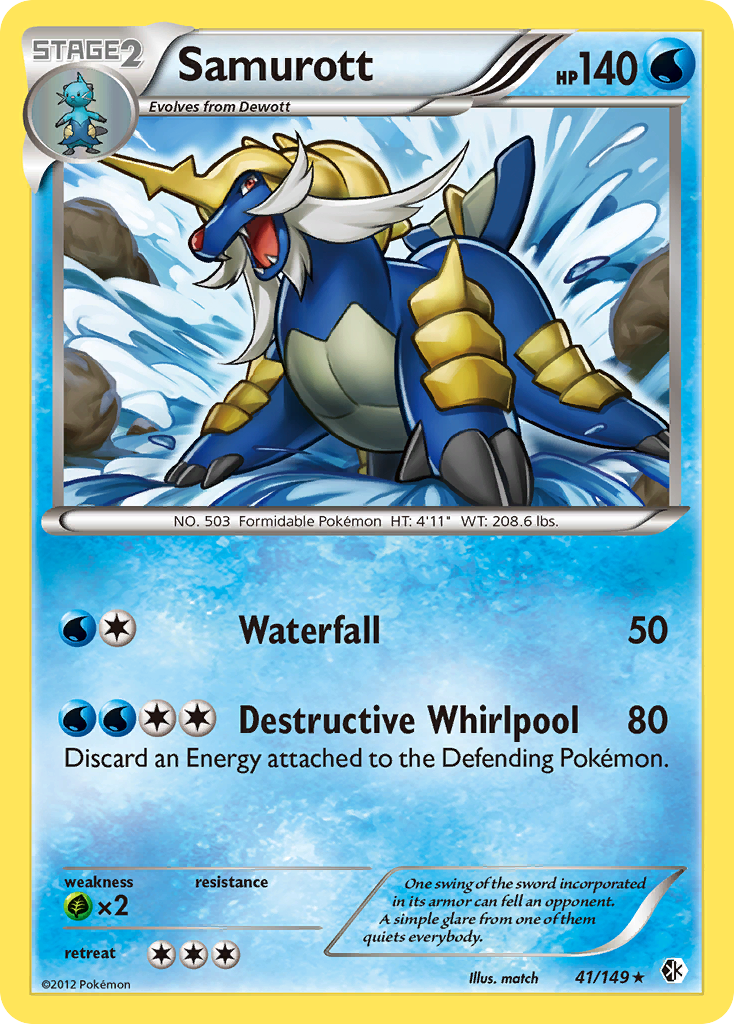 Samurott (41/149) [Black & White: Boundaries Crossed] | Jack's On Queen