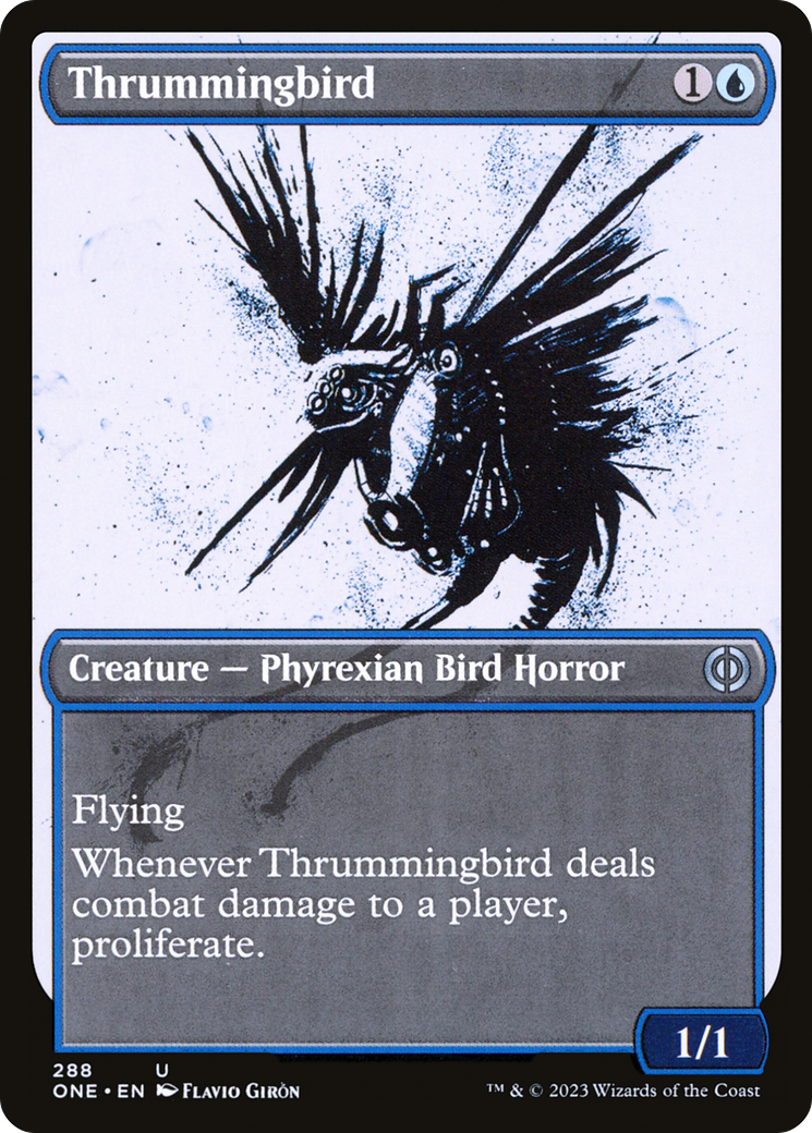 Thrummingbird (Showcase Ichor) [Phyrexia: All Will Be One] | Jack's On Queen