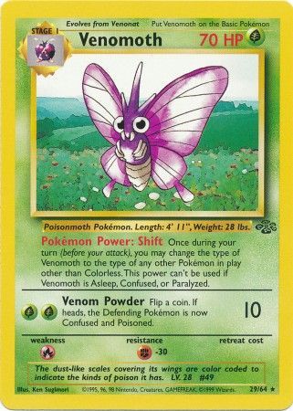 Venomoth (29/64) [Jungle Unlimited] | Jack's On Queen