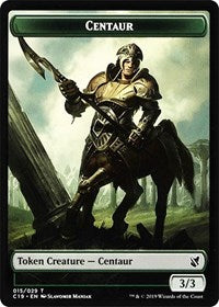 Centaur // Egg Double-sided Token [Commander 2019 Tokens] | Jack's On Queen