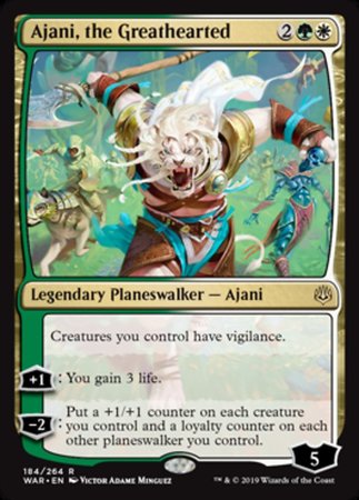 Ajani, the Greathearted [War of the Spark] | Jack's On Queen