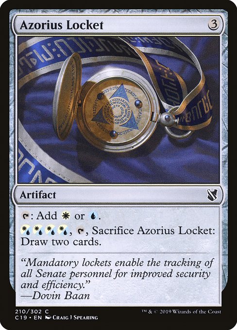 Azorius Locket [Commander 2019] | Jack's On Queen