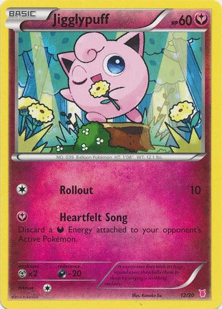 Jigglypuff (12/30) [XY: Trainer Kit 1 - Wigglytuff] | Jack's On Queen