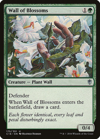 Wall of Blossoms [Commander 2016] | Jack's On Queen