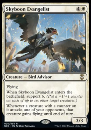 Skyboon Evangelist (Promo Pack) [Streets of New Capenna Commander Promos] | Jack's On Queen