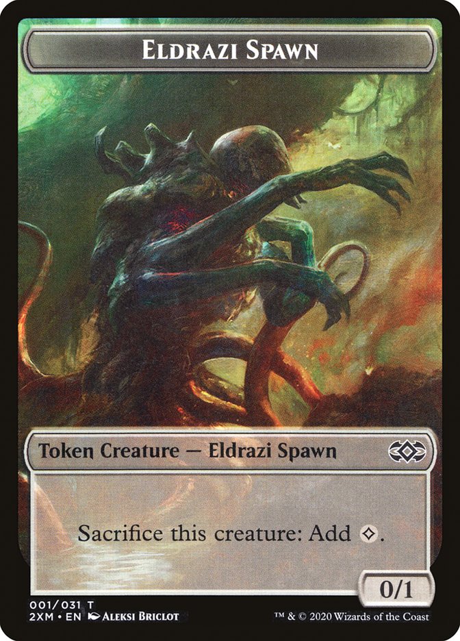 Eldrazi Spawn Token [Double Masters] | Jack's On Queen