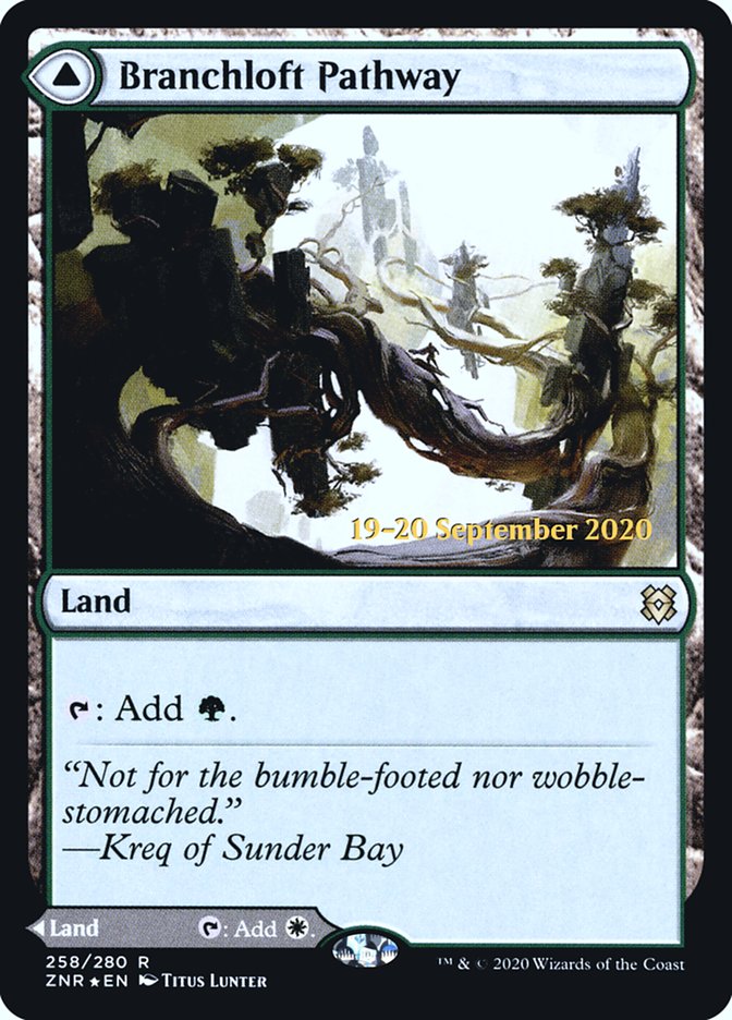 Branchloft Pathway // Boulderloft Pathway  [Zendikar Rising Prerelease Promos] | Jack's On Queen