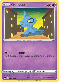Shuppet (067/185) [Sword & Shield: Vivid Voltage] | Jack's On Queen